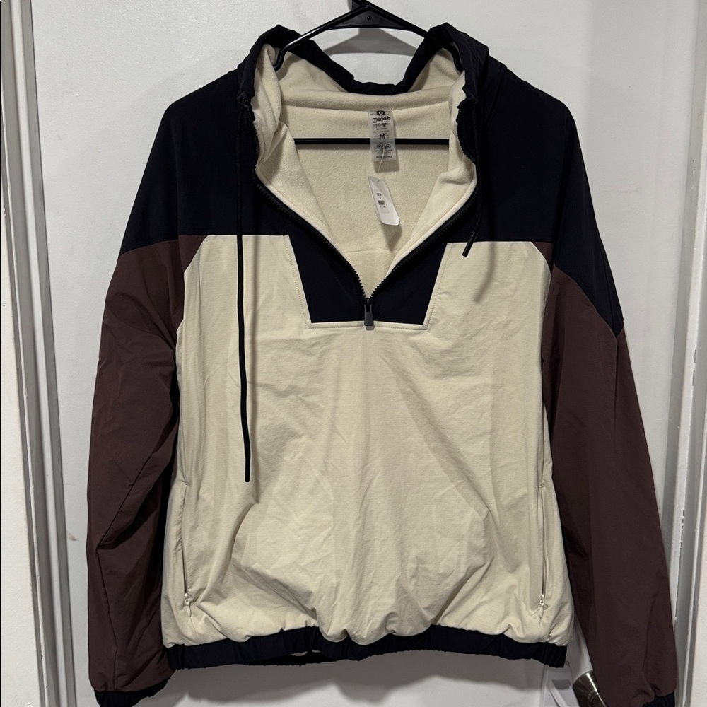 Mono B Colorblock Half-Zip Windbreaker